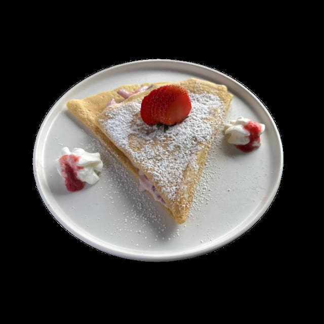 Fresas con Crema Crepe.