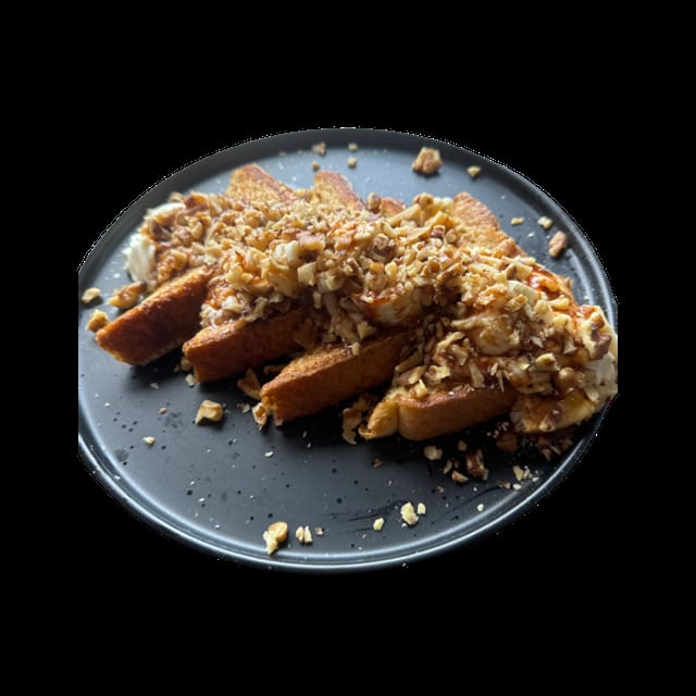 Cajeta y Nuez French Toast.