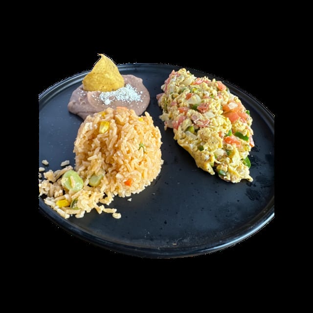 Huevos a la Mexicana.